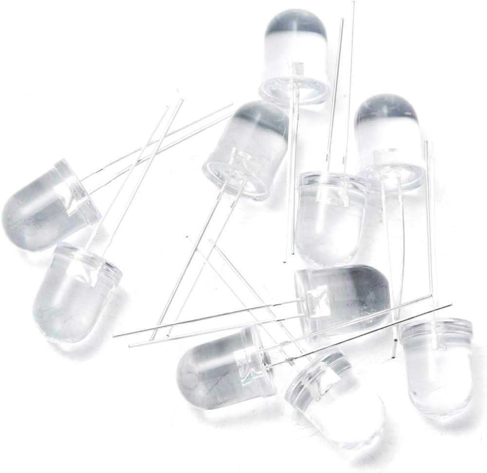 LED transparent culoare rosie, 10mm [3]