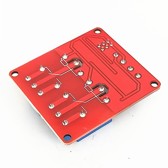 Modul 2 relee 5V, 10A, cu optocuplor, borne cu surub si declansare HIGH/LOW [2]
