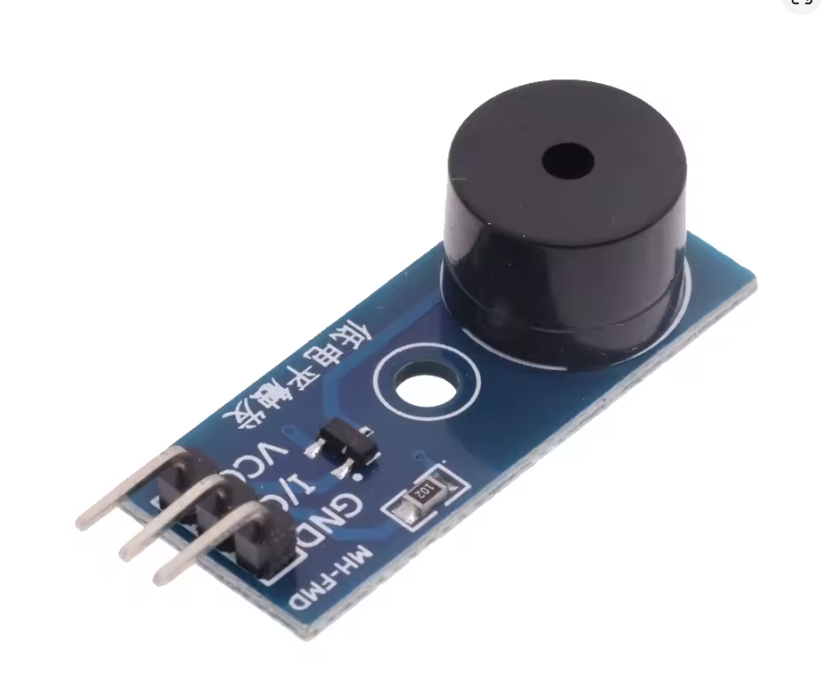 Modul buzzer pasiv 3.3–5V, comanda activa LOW [2]