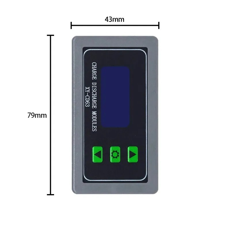 Modul control incarcare descarcare baterii XY-CD63 6-60V 30A, cu carcasa [3]