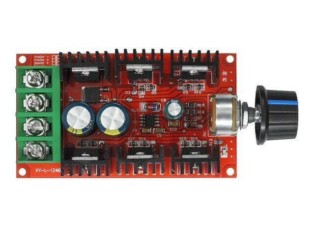 Modul control viteza motor 9–50V, 2000W, 40A, cu carcasa (regulator turatie) [2]
