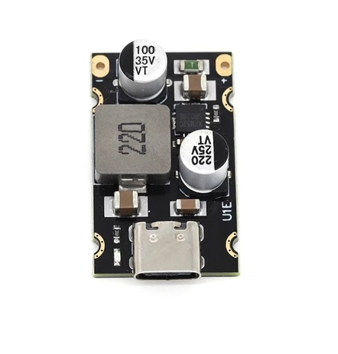 Modul incarcare rapida USB-C PD 65W, QC3.0, PPS, DC 8V-30V [2]