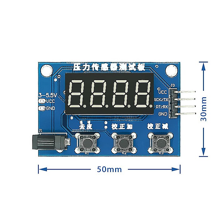 Modul display HX711 pentru senzor greutate si presiune [2]