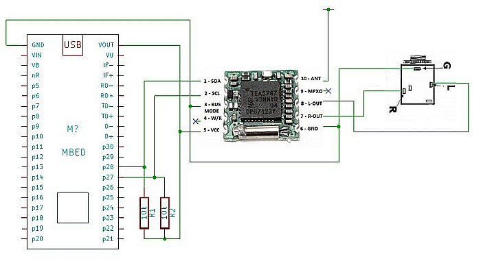 Modul FM Radio TEA5767 [3]