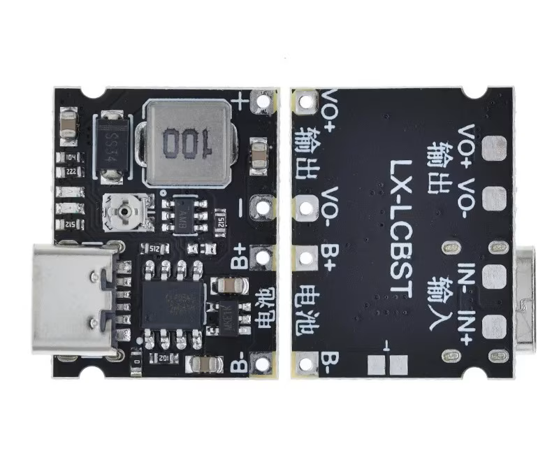 Modul incarcare acumulator Li-ion USB-C, cu convertor step-up reglabil [2]