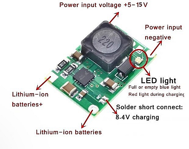 Modul incarcare acumulatori Litiu TP5100 4.2V 8.4V 2A 1S-2S [2]