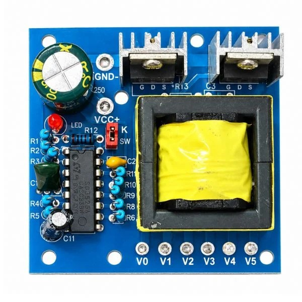 Modul invertor DC-AC 12V la 220V, 150W, unda patrata de inalta frecventa [2]