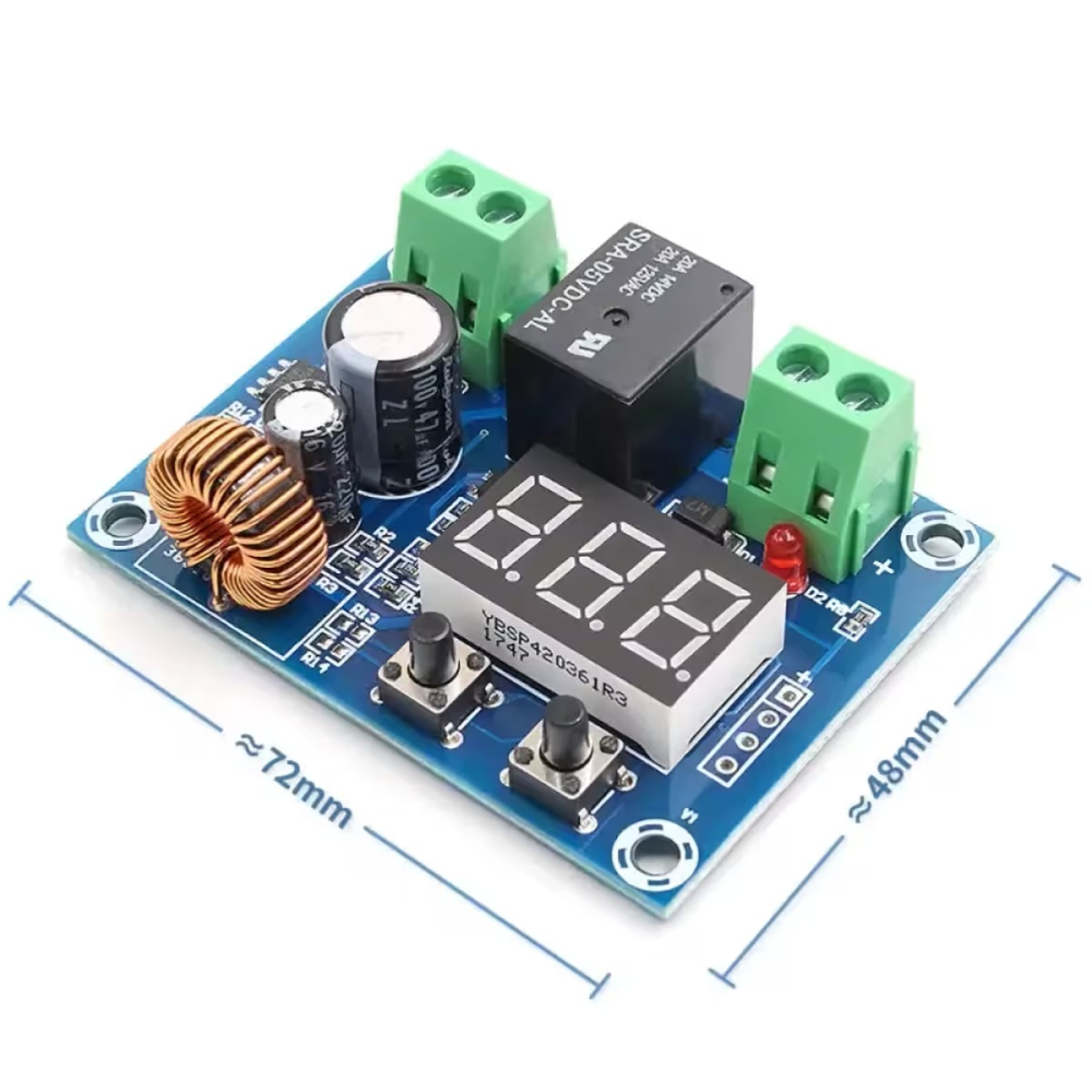 Modul protectie descarcare acumulator XH-M609, 12V-36V, cu display LED [2]