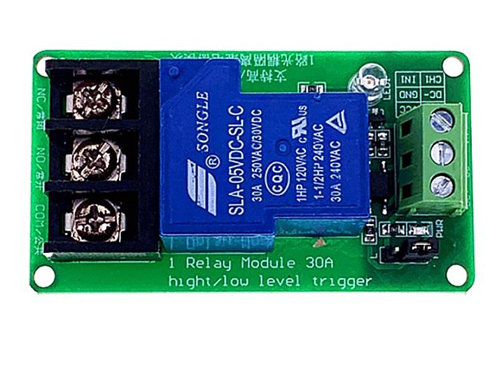 Modul releu 1 canal 30A, izolare optocuplor 12V, declansare high level si low level [2]