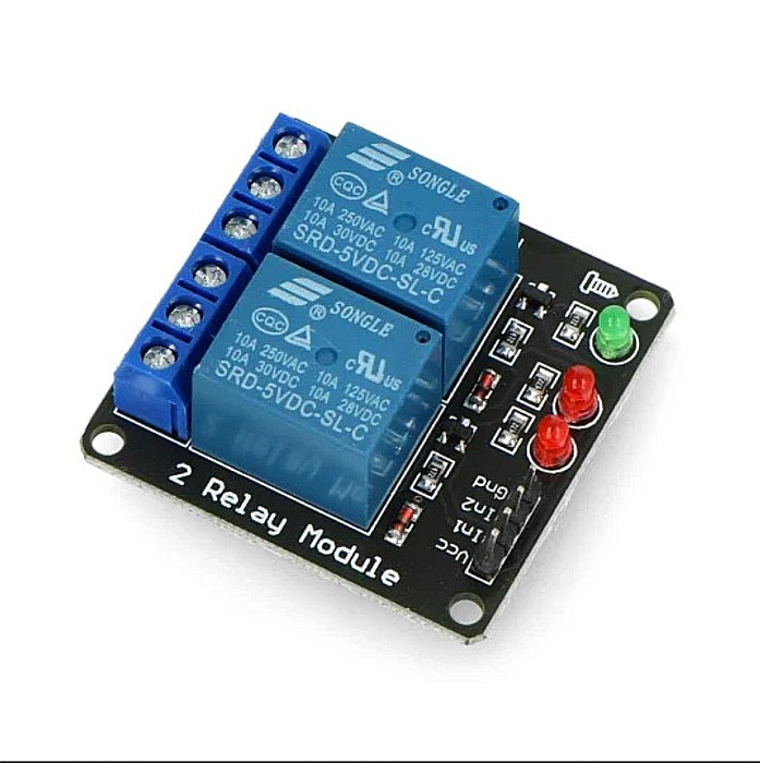 Modul releu 2 canale, 5V, DC 30V/10A, AC 250V/10A [2]