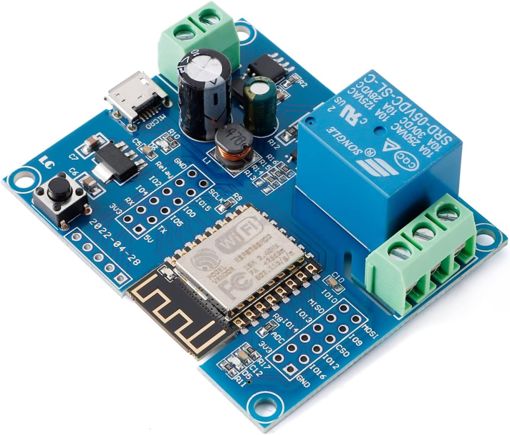 Modul releu WiFi ESP8266, 1 canal, alimentare 5-80V DC, programabil [3]