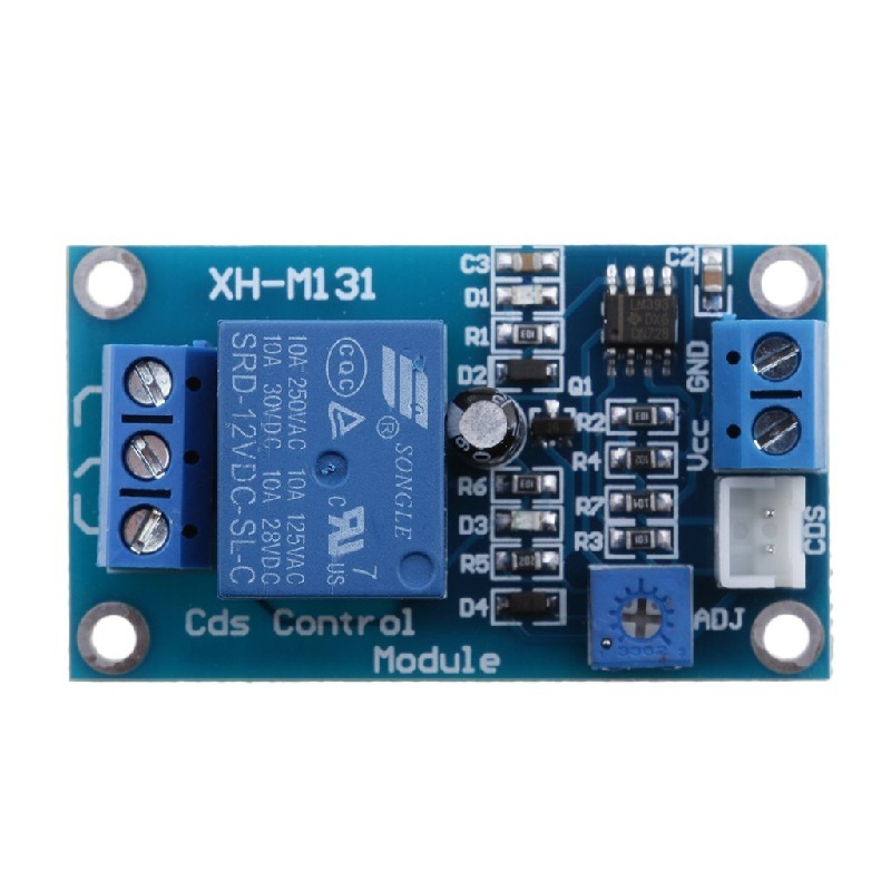 Modul senzor lumina XH-M131 12V, cu releu si fotorezistenta [5]