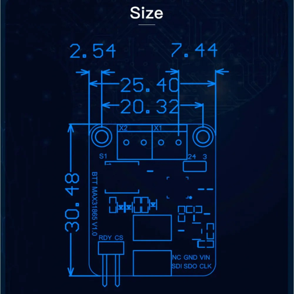 Modul temperatura BIGTREETECH MAX31865 V1.0 pentru PT100/PT1000 [6]