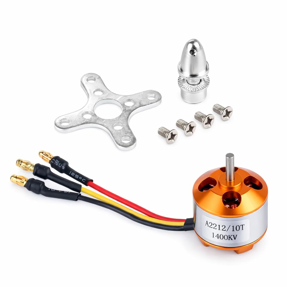 Motor brushless A2212/10T 1400KV, 11.1V, ax 3.17mm [2]