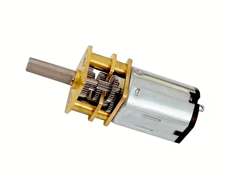 Motor DC cu reductor GA12-N20, 6 V, 1000 rpm, ax D 3x10 mm​​​​​​​ [2]