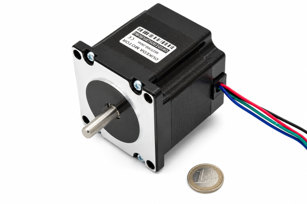 Motor pas cu pas NEMA 23 57STH56-2804A, 2.8A, 126N.cm, CNC [3]
