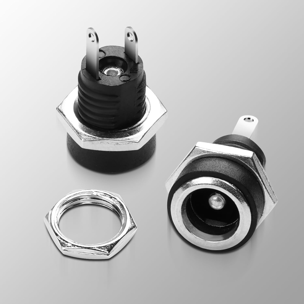 Mufa alimentare mama DC 5.5x2.1mm, 2 pini, montaj panou [3]
