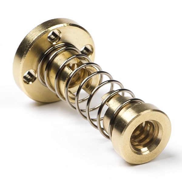 Piulita anti-backlash T8x8 cu arc pentru surub trapezoidal, pas 2mm, avans 8mm [2]