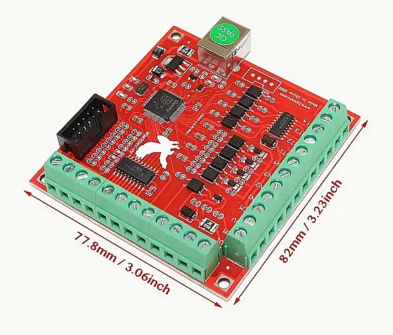 Placa de Control CNC USB Mach 3, 4 axe, cu cablu USB [3]