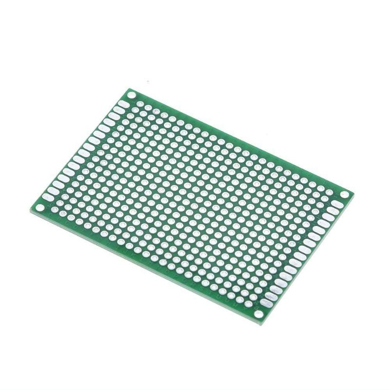 Placa de test si prototipare PCB 5x7cm, doua fete, pas 2.54mm, FR-4 [2]