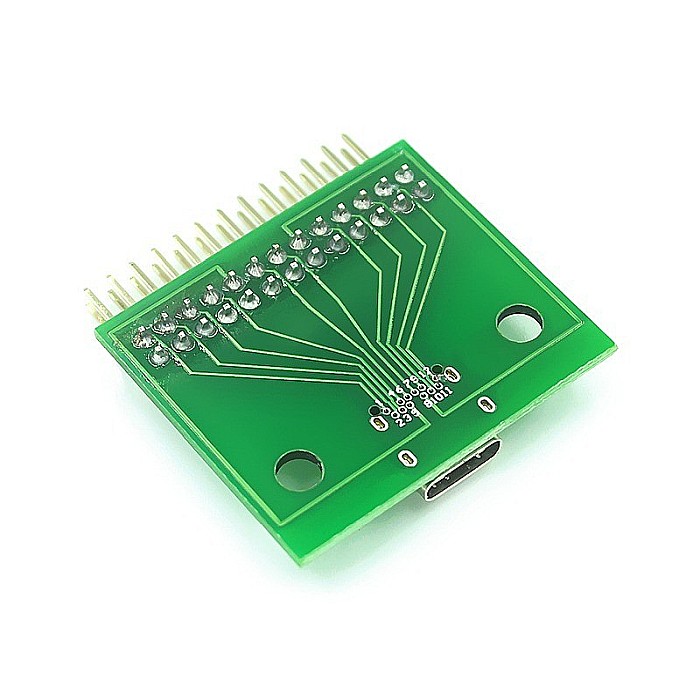 Placa de testare Plug-in PCB cu doua fete, USB tip C, USB 3.1, 24 pini [2]