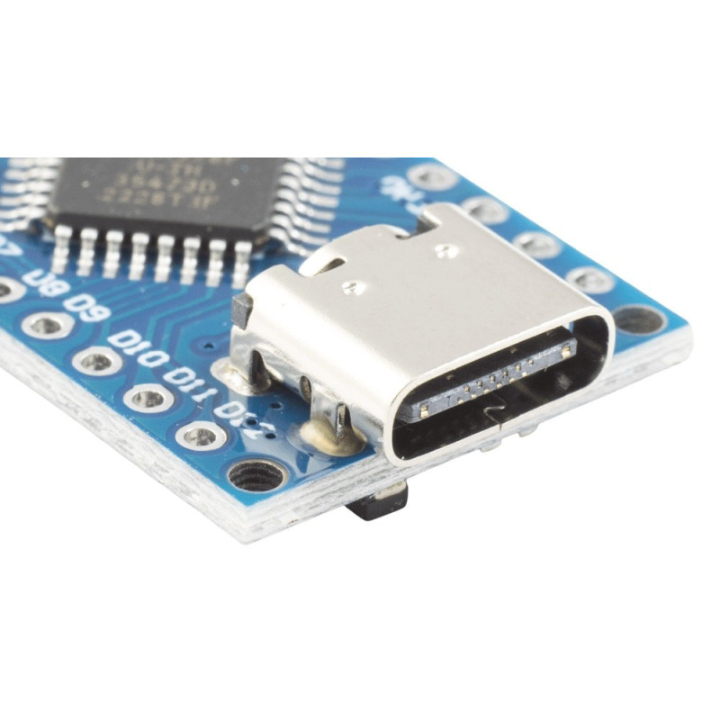 Arduino Nano compatibil, Nano V3 Type-C, ATmega328PB, CH340G, placa dezvoltare Nano, Arduino Nano USB C, Nano pini nelipiti [3]