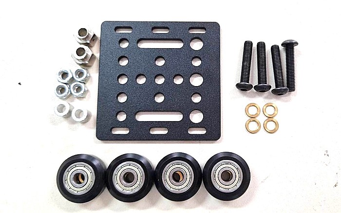 Placa V-Slot imprimanta 3d 20x20mm cu role OPENBUILDS [5]