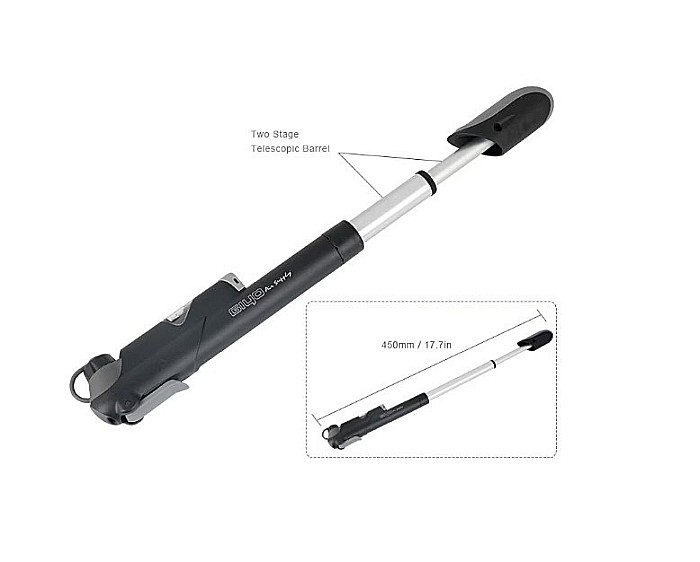 Pompa de mana GIYO cu manometru, pentru Trotinete si Biciclete [3]