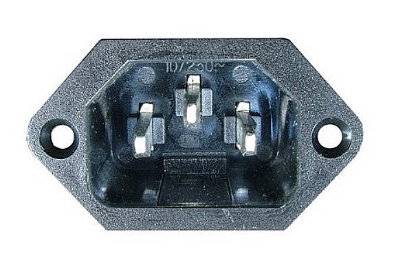 Priza retea C14, 3 pin, AC 10A 250V, mama, universala [3]