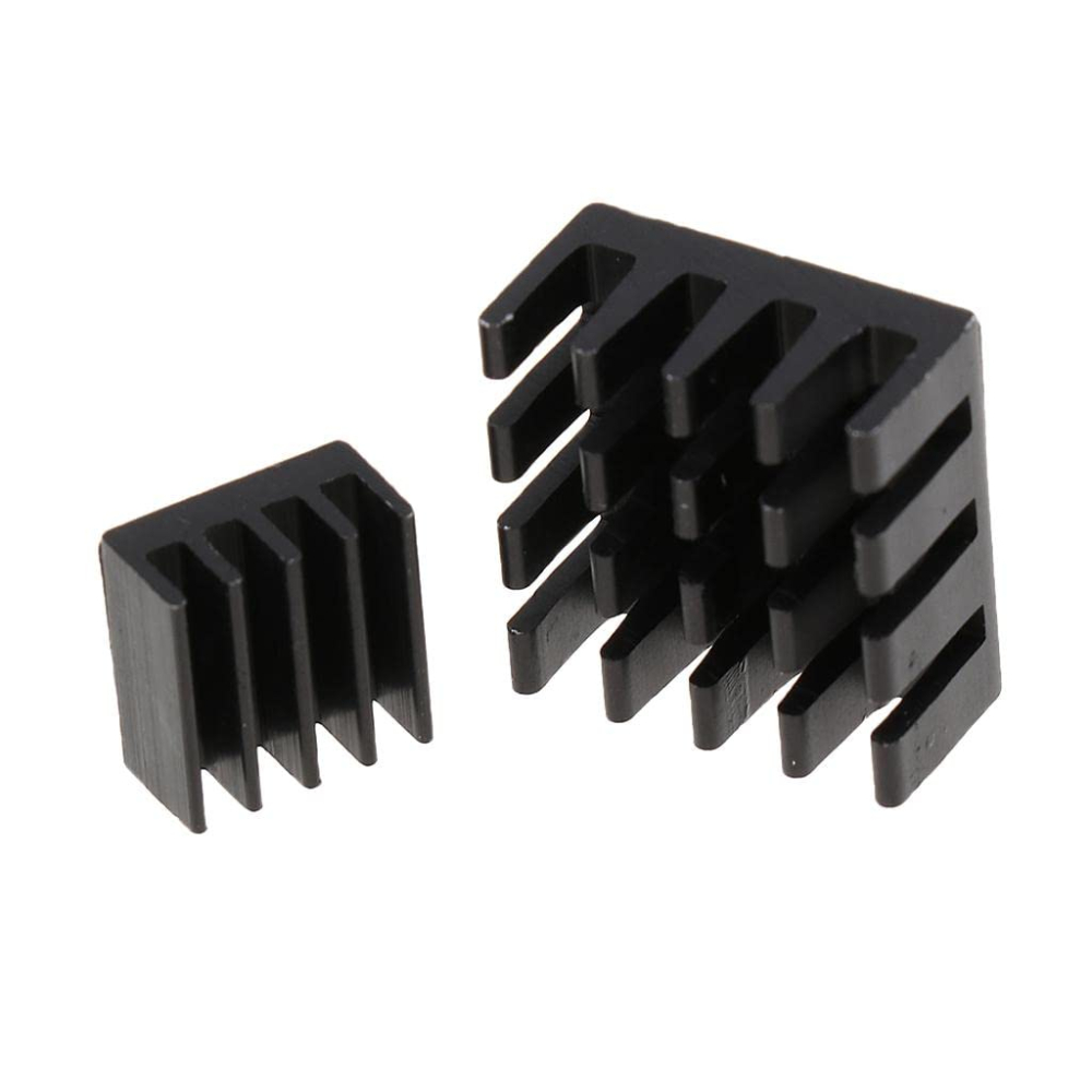 Radiatoare aluminiu Raspberry Pi cu adeziv, 9x9x5mm, 14x14x7mm (set 2 buc.) [2]