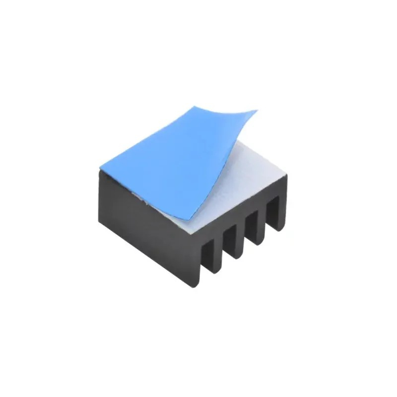Radiator aluminiu driver A4988, 9x9x5mm, negru, cu adeziv (set 4 buc.) [5]