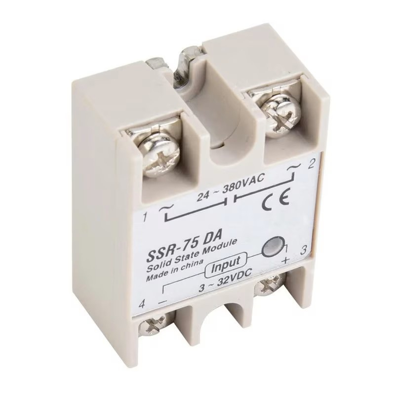 Releu static SSR-75DA 75A, intrare 3-32V DC, iesire 24-380V AC [4]