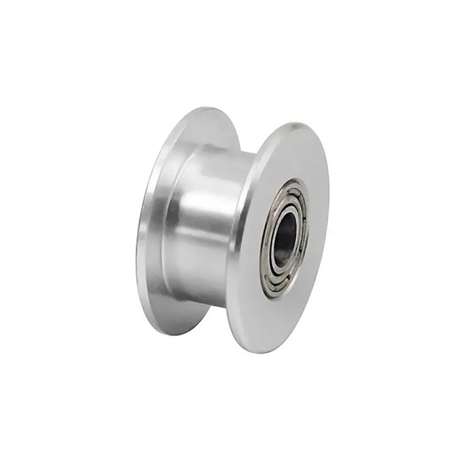 Fulie rola intinzatoare GT2, fara dinti, gaura 3mm, curea 6mm, aluminiu [2]