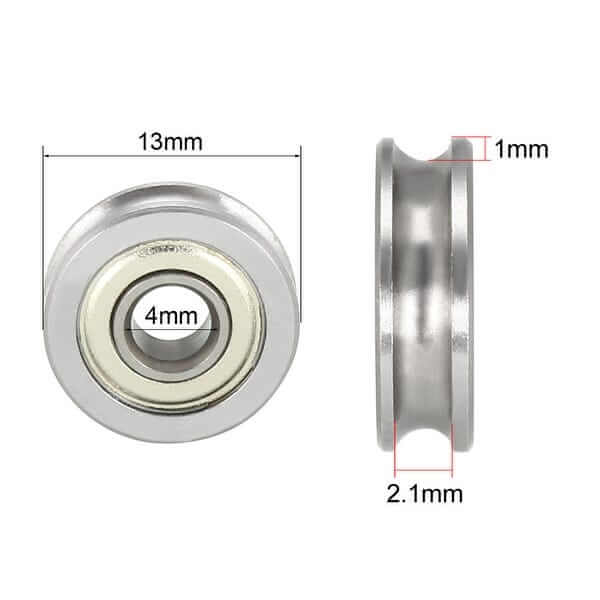 Rulment cu ghidaj U 4x13x4mm U604ZZ [2]