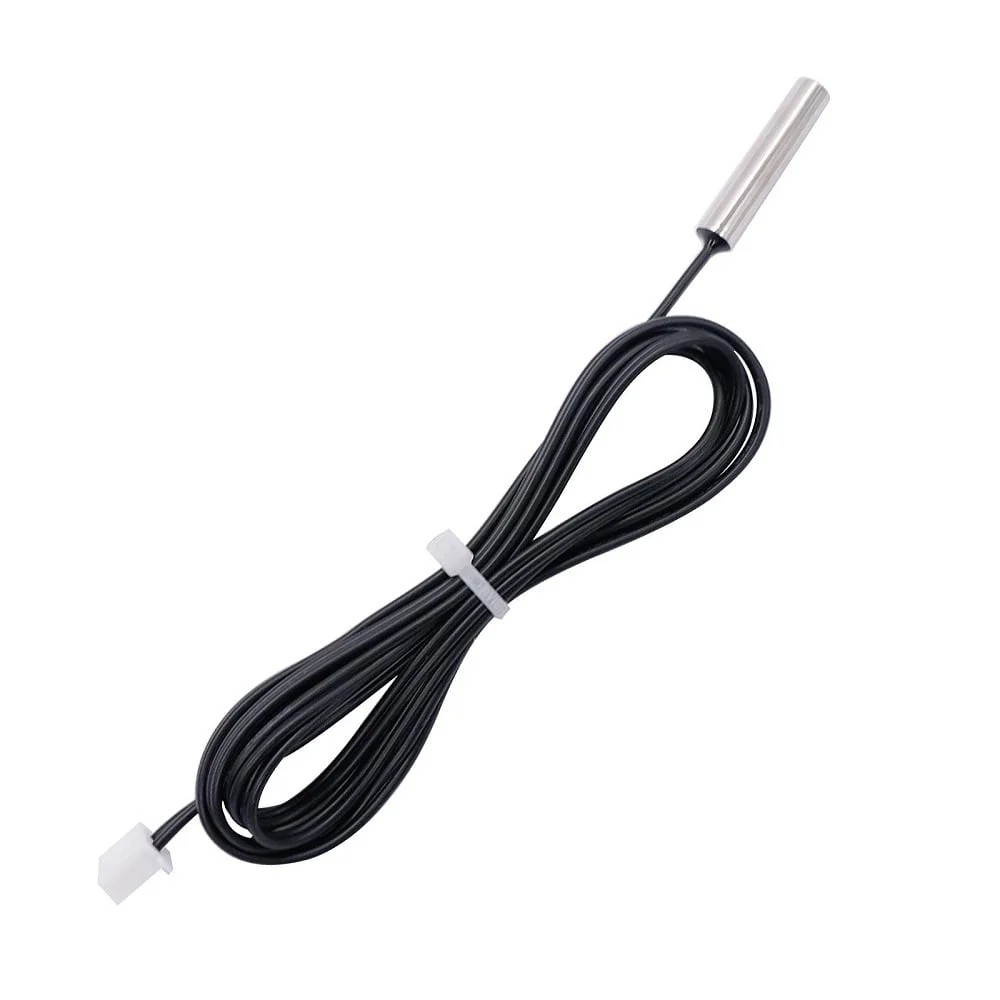 Senzor temperatura NTC 10K, sonda metalica 1m, conector XH2.54 2 pini [2]