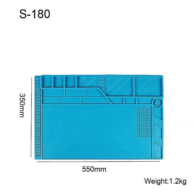 Set 2 bucati suprafata silicon antistatica S-180, 550*350mm si 240*220mm [2]