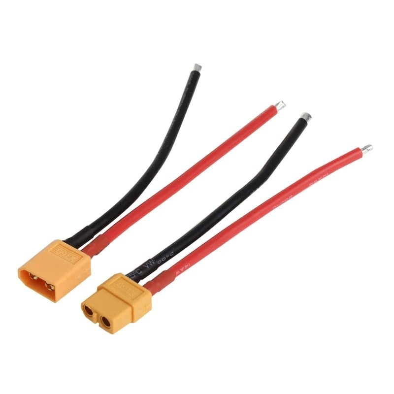 Set mufa XT60 mama-tata cu cablu siliconic 14AWG, 10cm [3]