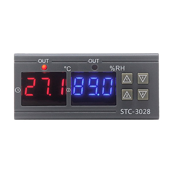 STC-3028 Termostat Digital 24V Control Temperatura si umiditate, cu senzor [2]