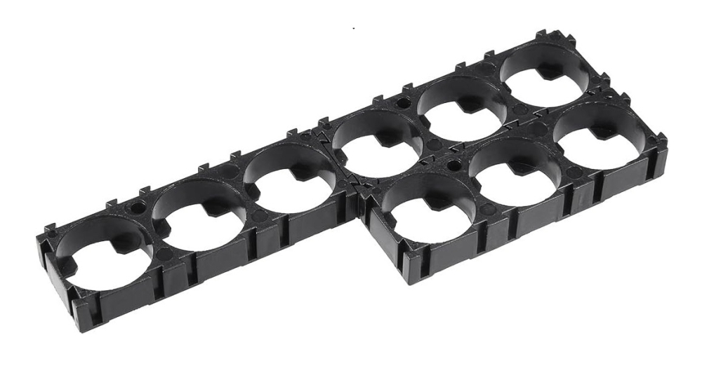 Suport modular 1x3 pentru 3 acumulatori Li-ion 18650, set 6 bucati [3]