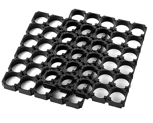 Suport 5x6 pentru 30 acumulatori Li-ion 21700, negru [3]