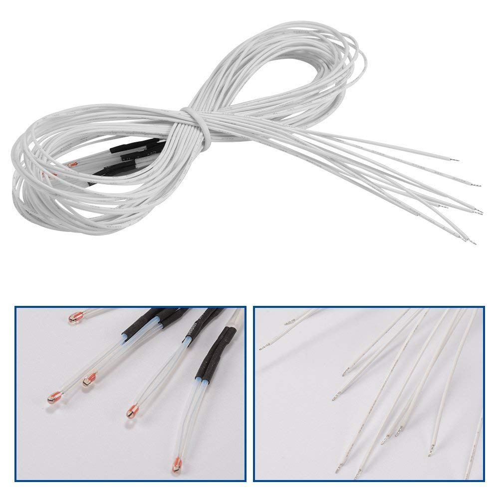 Termistor NTC 100K B3950 cu cablu 1m, imprimanta 3D [2]