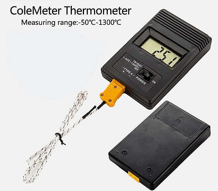 Termometru digital de tip K TM-902C -50°C la 1300°C cu senzor de termocuplu [2]