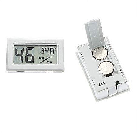Termometru si higrometru digital negru si alb cu ecran LCD [2]
