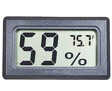 Termometru si higrometru digital negru si alb cu ecran LCD [3]