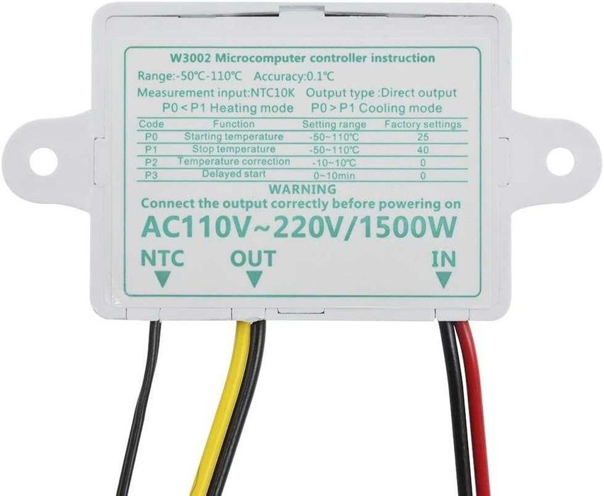 Termostat Digital DM-W3002 Control Temperatura AC 220V, 1500W [3]