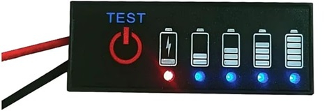 Tester Acumulator, indicator nivel baterie, Litiu 3S – indicator LED 9V-12.6V, consum redus [3]