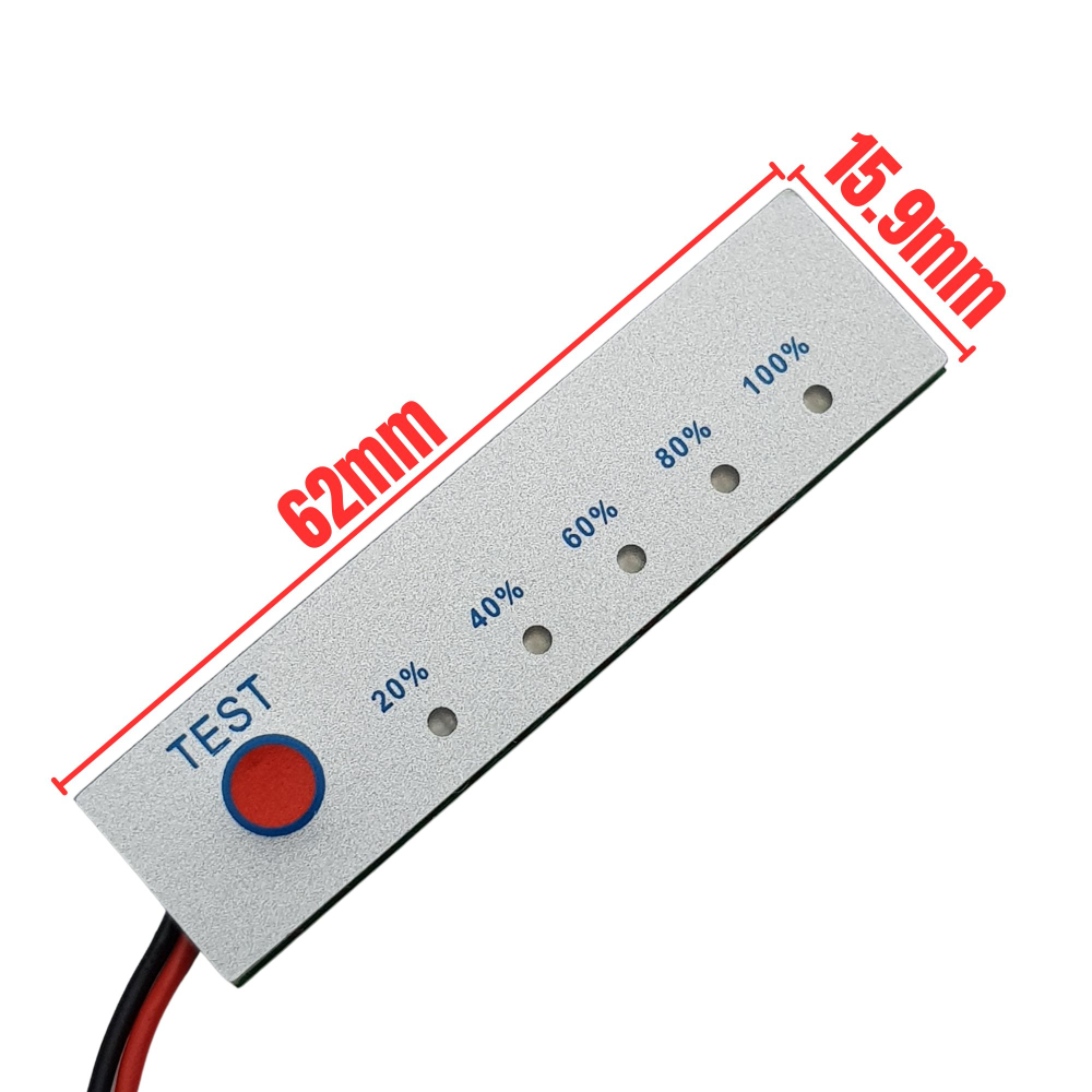 Tester Acumulator, indicator nivel baterie, Litiu 4S – indicator LED 13.2V-16.8V, consum redus [2]