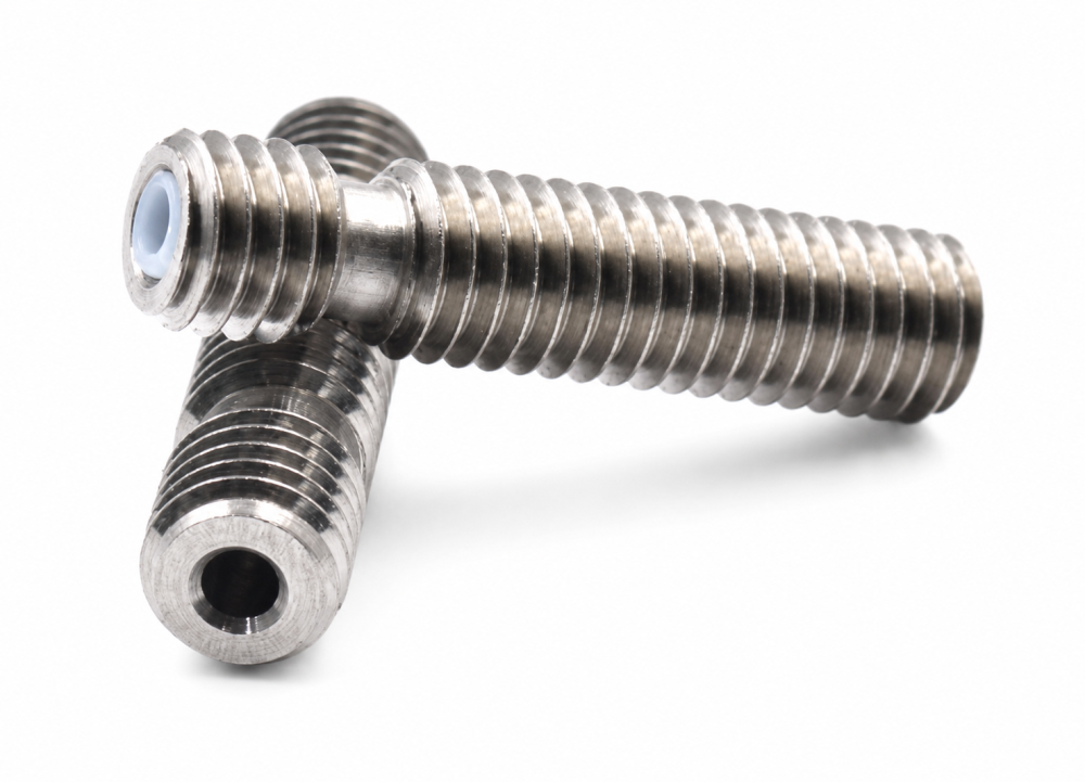 Tija filetata M6x26mm pentru hotend V5/MK8, cu tub PTFE, filament 1.75mm [2]