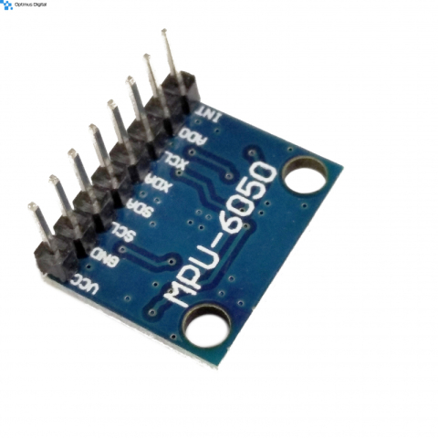 Senzori Arduino - Accelerometru si giroscop GY-521 MPU-6050 3 Axe cu pini lipiti