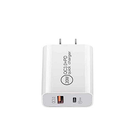 Surse de alimentare - Adaptor alimentare telefon mobil, quick charging QC3.0+PD, priza US